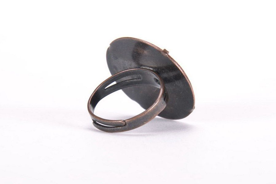 Copper green ring photo 4