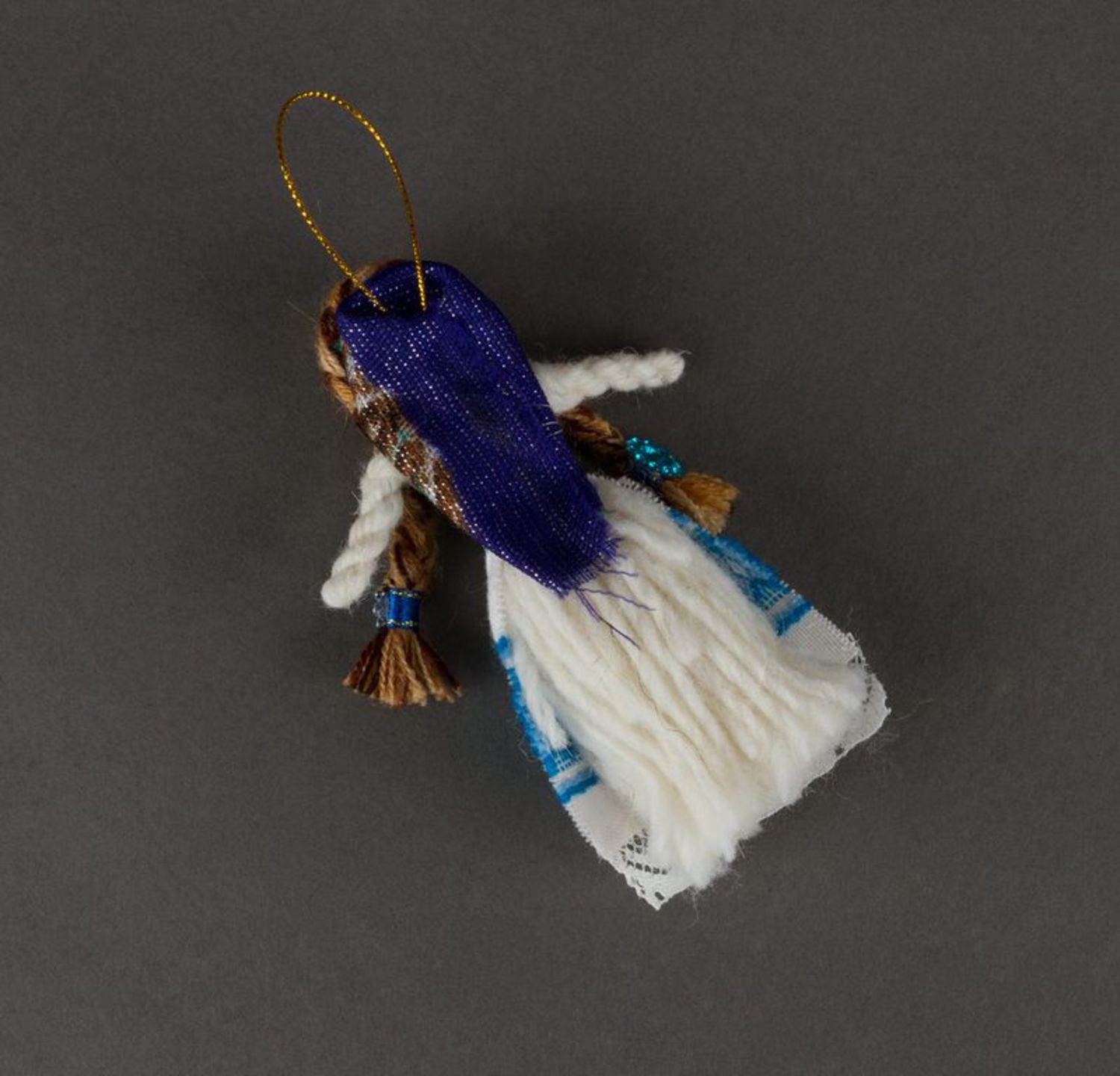 Bambola etnica di stoffa fatta a mano Amuleto talismano Giocattolo slavo foto 4