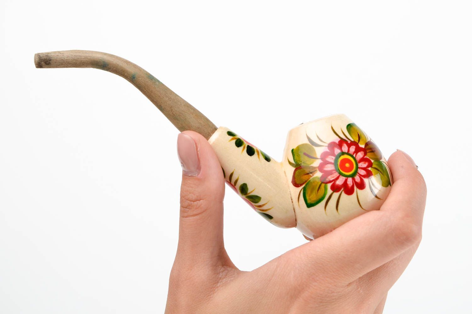 Handmade smoking pipe unusual pipe for smoking decorative use only gift ideas photo 2