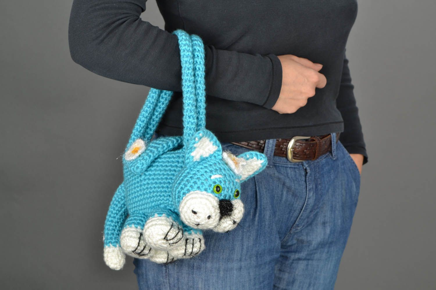 Children's purse in the shape of cat photo 1