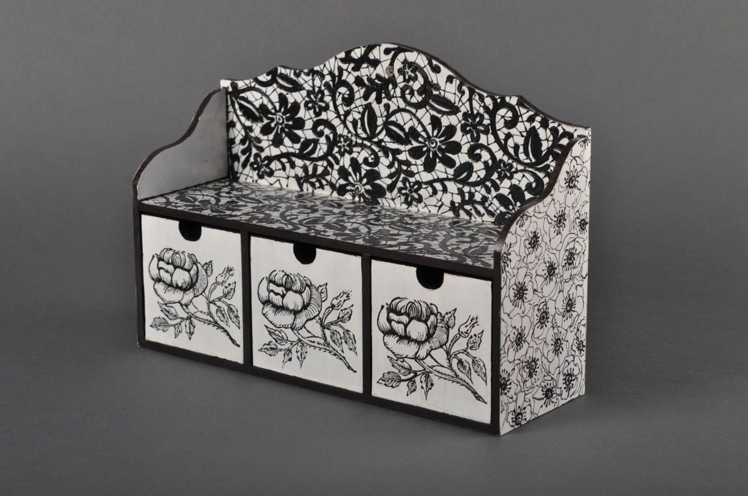 Handmade jewelry box unusual box for accessories gift ideas wooden box photo 5