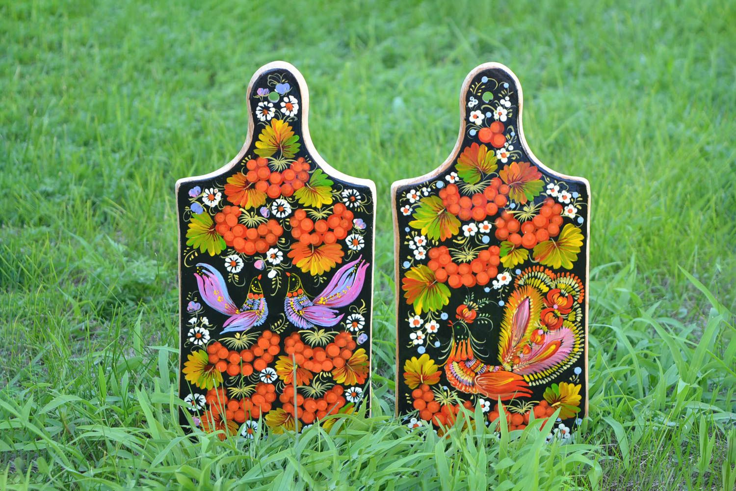 Handmade chopping boards painted cutting boards for kitchen home decor ideas photo 1