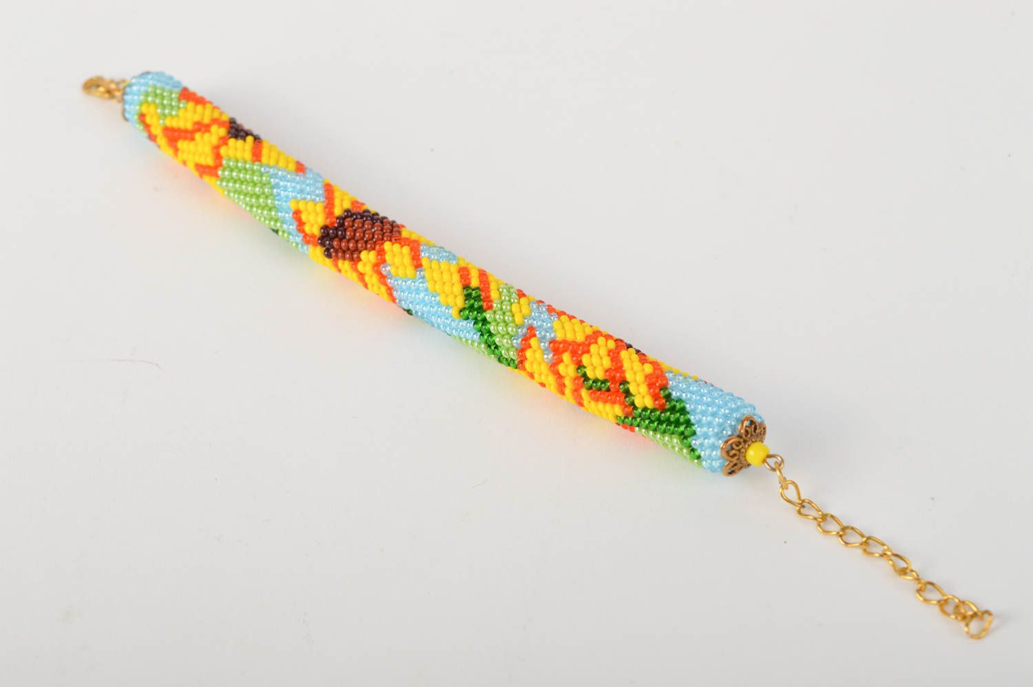 Pulsera de moda artesanal de abalorios brazalete para mujer regalo original foto 3