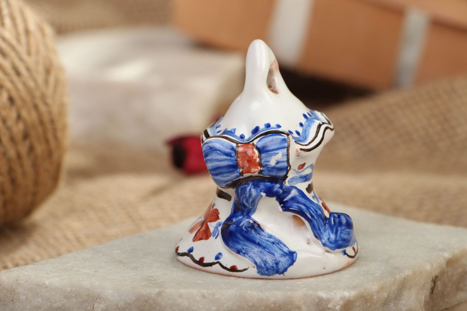 Unusual ceramic bell photo 5