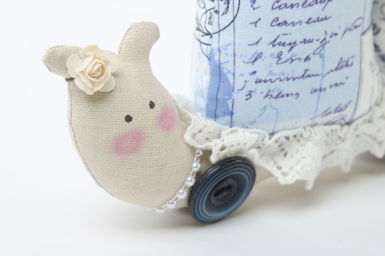 Unusual handmade soft toy stuffed fabric toy cool rooms decorative use only photo 2