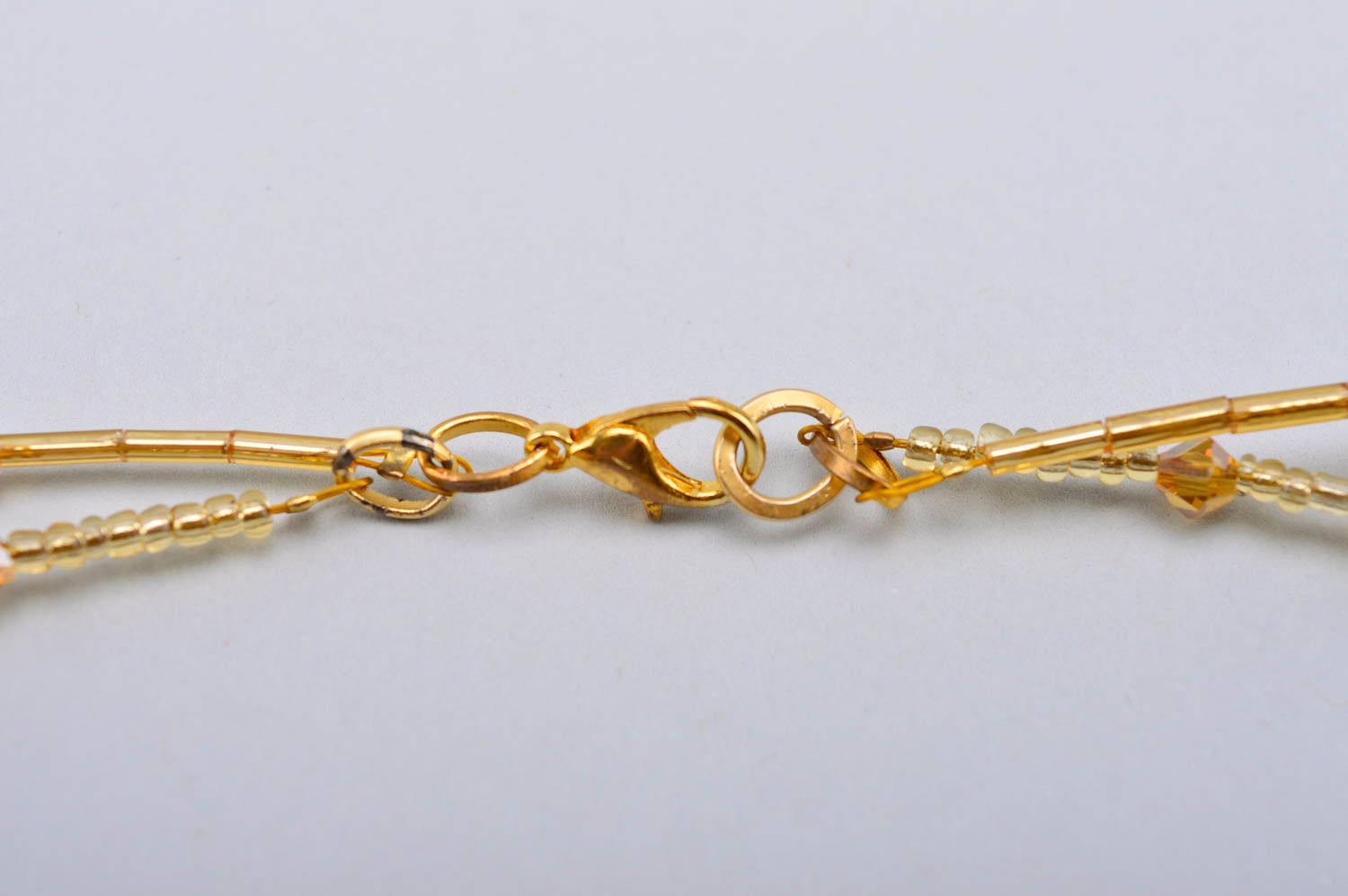 Unusual handmade beaded necklace design artisan jewelry fashion accessories photo 4