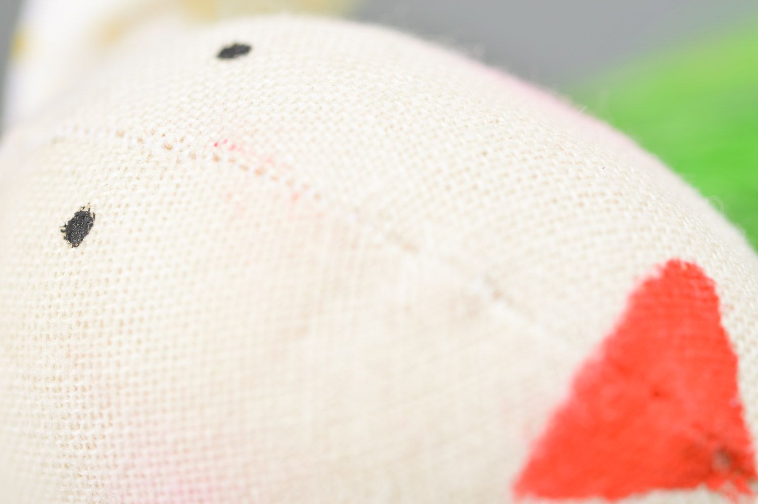Мягкая игрушка пасхальный кролик белый в горшке с сезалем милый ручная работа фото 4