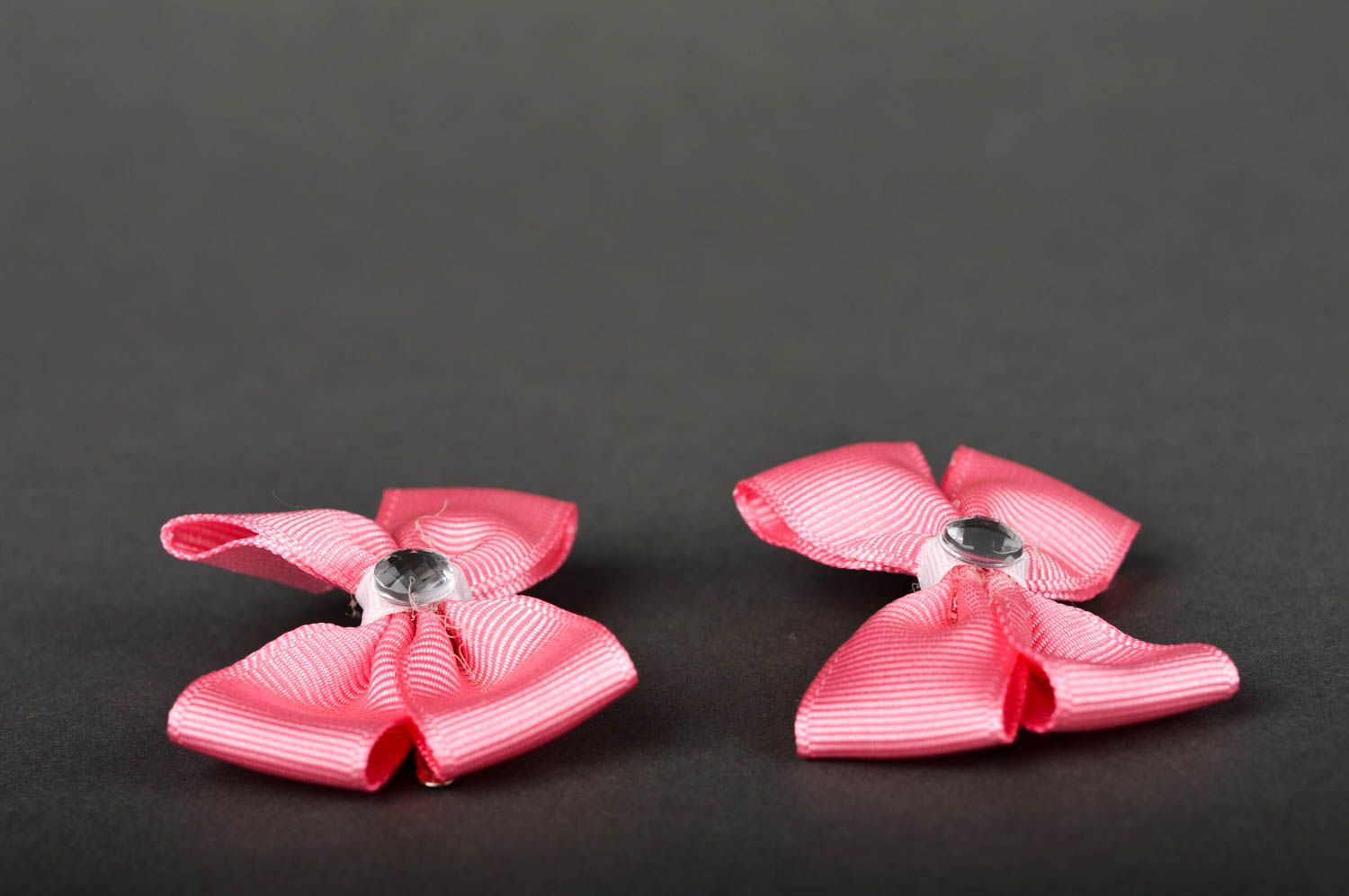 Ganchos artesanales rosados accesorios para peinados regalo original para chica foto 4