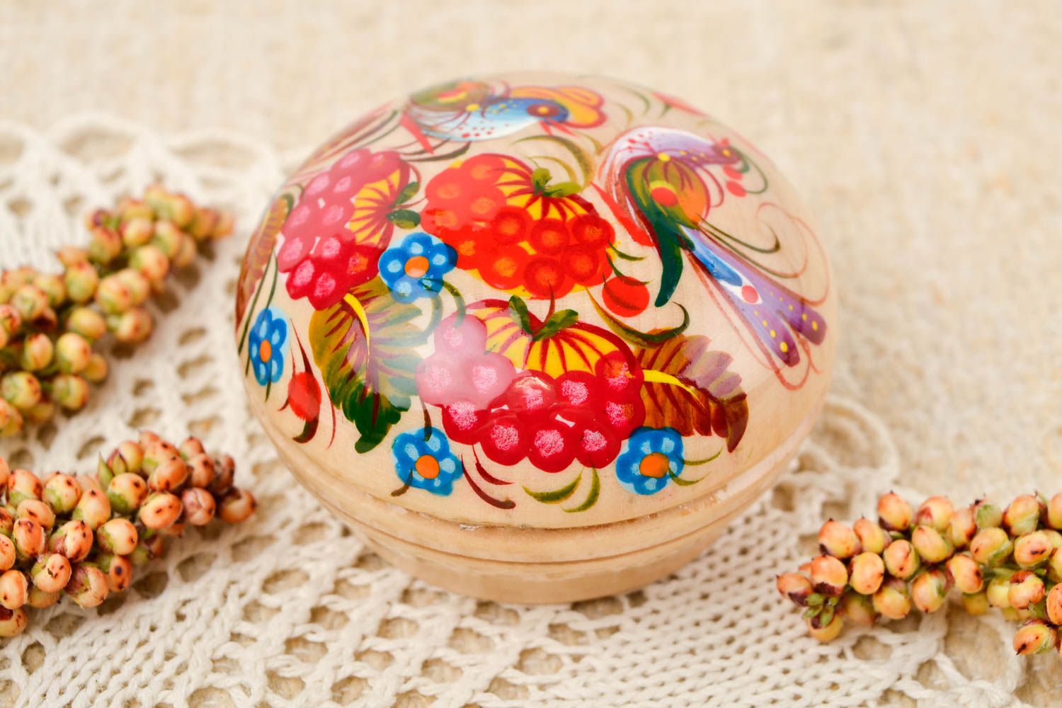 Handmade wooden jewellery box jewelry boxes for women wood decor unique gifts photo 1