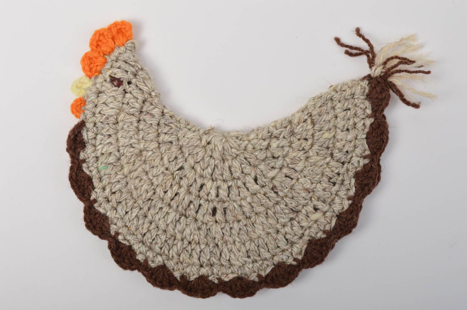 Agarradera al crochet hecha a mano accesorios de cocina textil para el hogar  foto 2