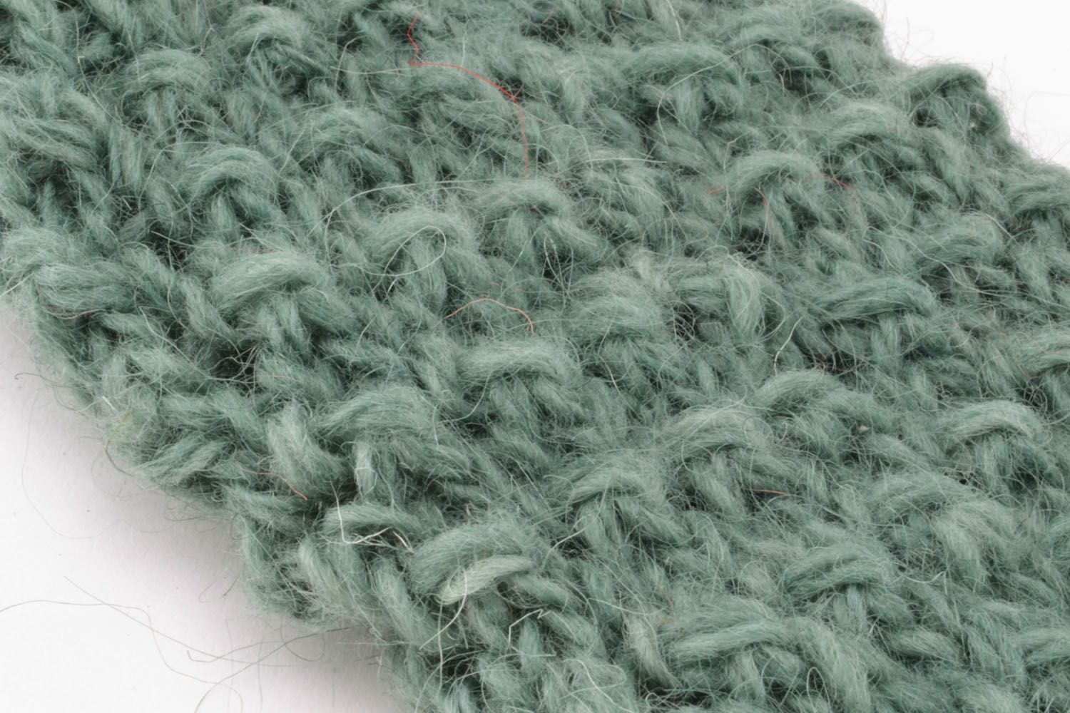 Chaussettes tricotées laine faites main photo 3