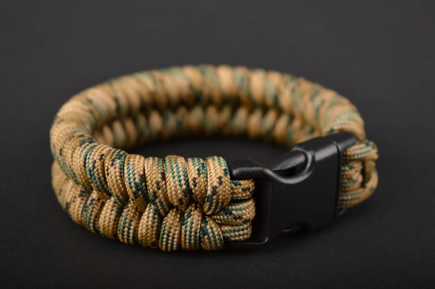 Handmade paracord bracelet braided bracelet textile bijouterie present for women photo 2