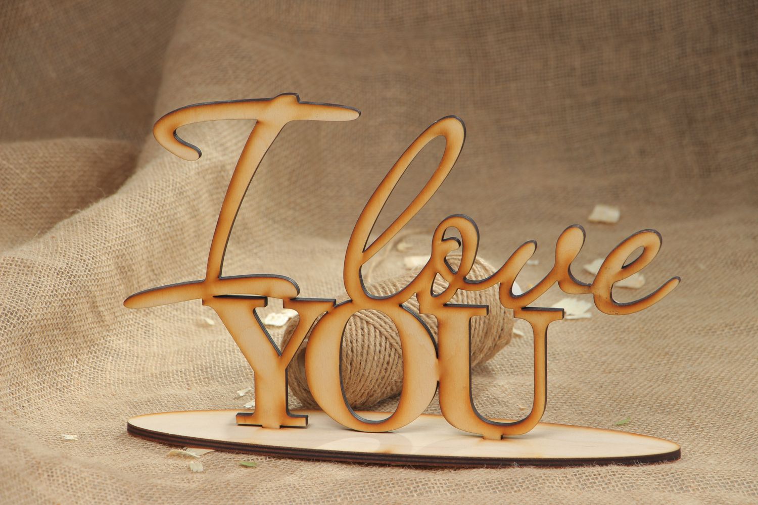 Plywood craft blank lettering photo 5