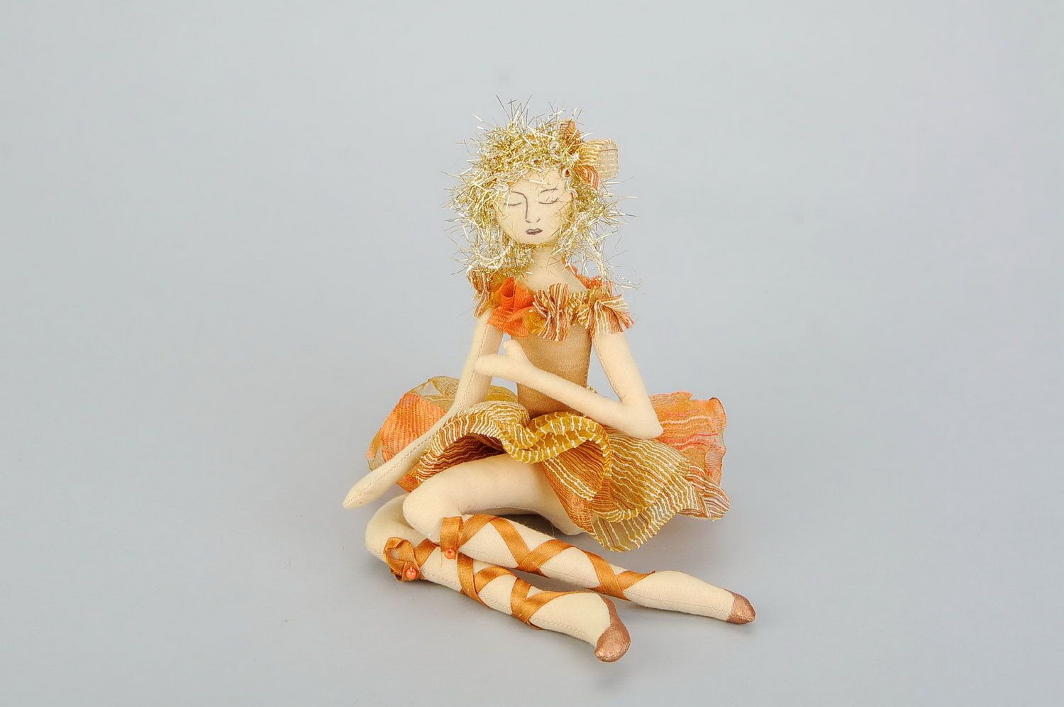 Puppen aus Stoff Balletttänzerin foto 1