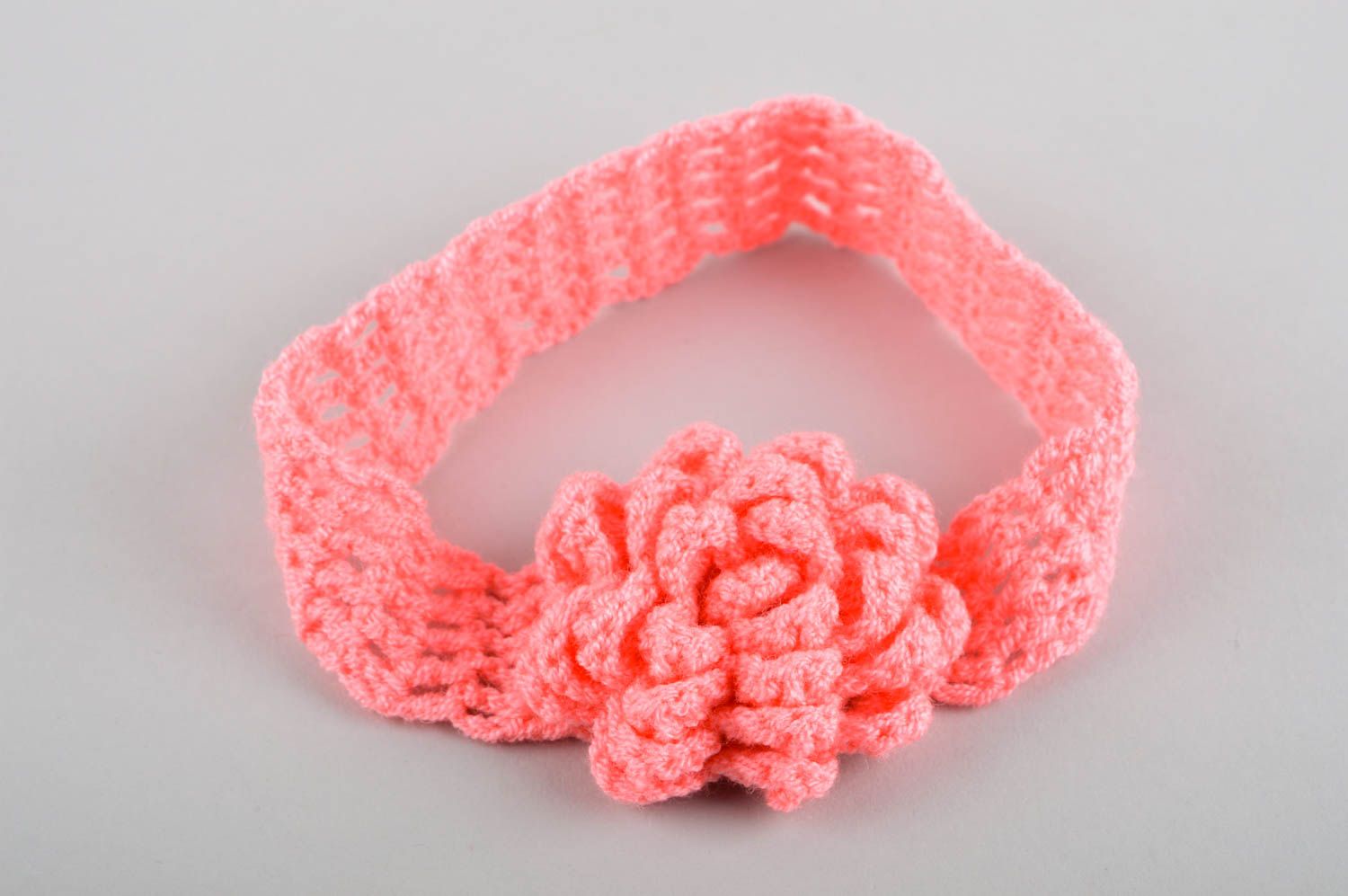 Handmade headband unusual head accessory gift ideas flower headband for girls photo 5