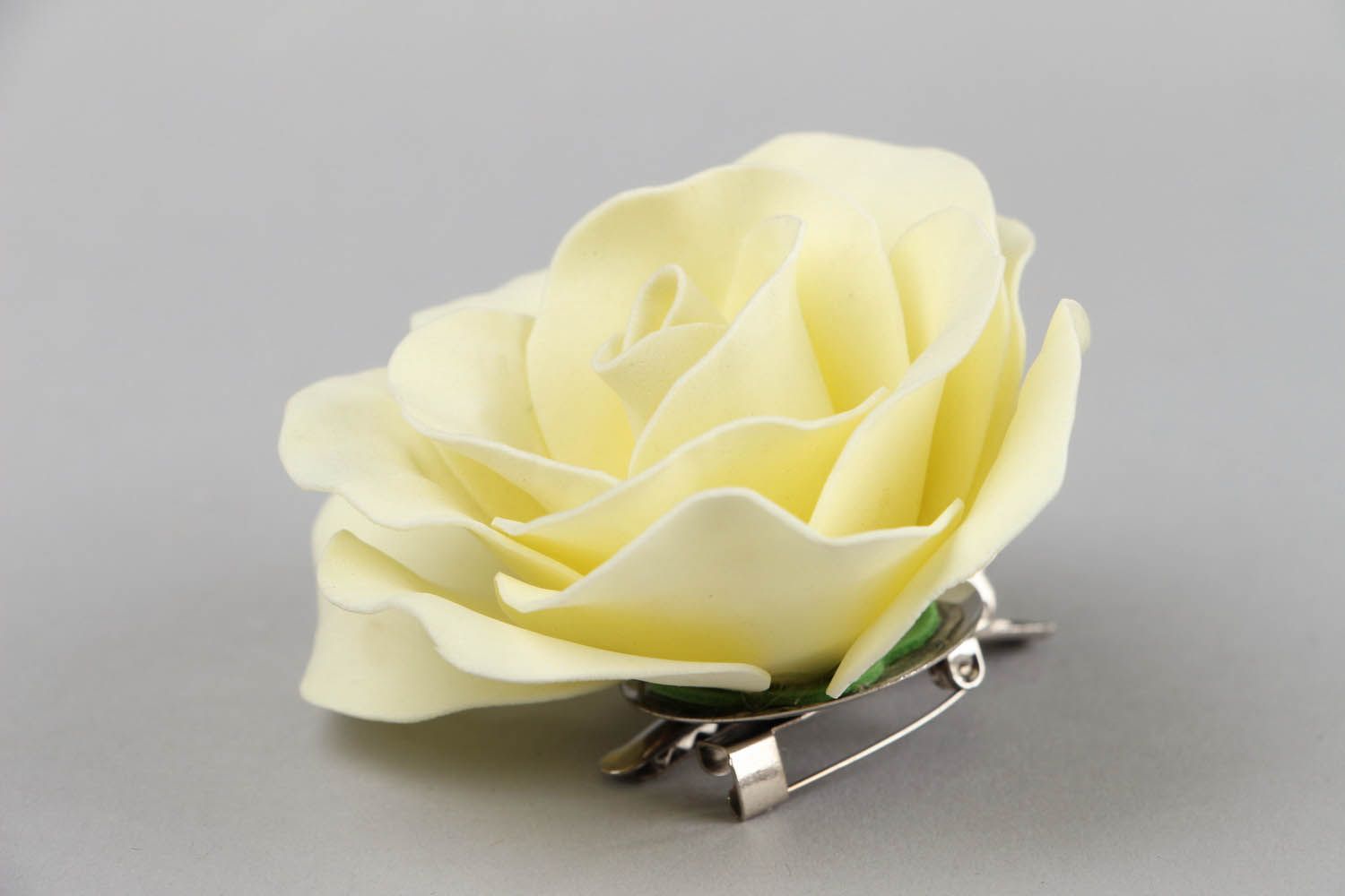 2in1 Accessory: brooch and hairpin Rose photo 2
