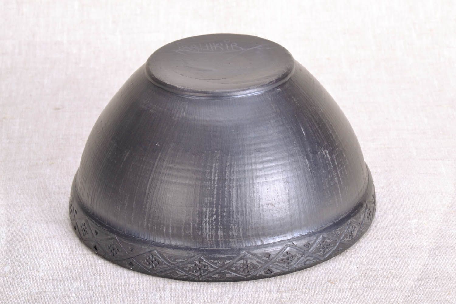 Tigela de argila feita à mão louça de cerâmica decorativa artesanal foto 4