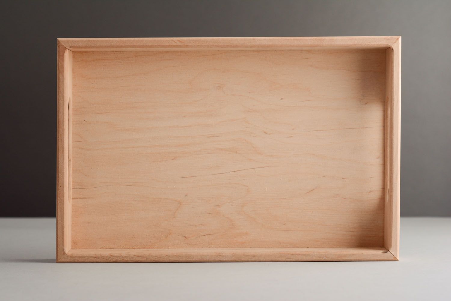 Wooden blank tray photo 4