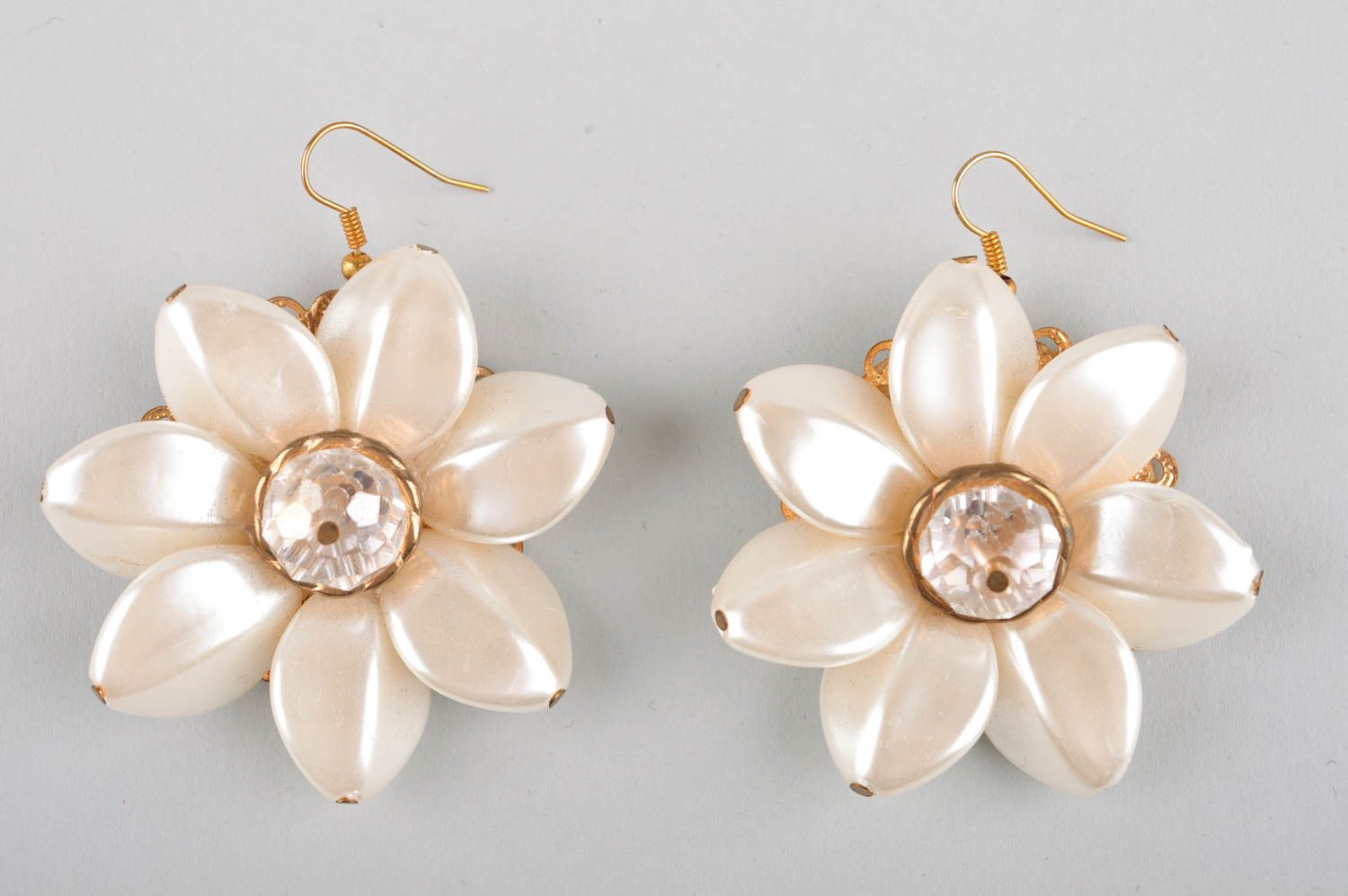 Flower earrings for women handmade earrings with charms fashion earrings photo 3