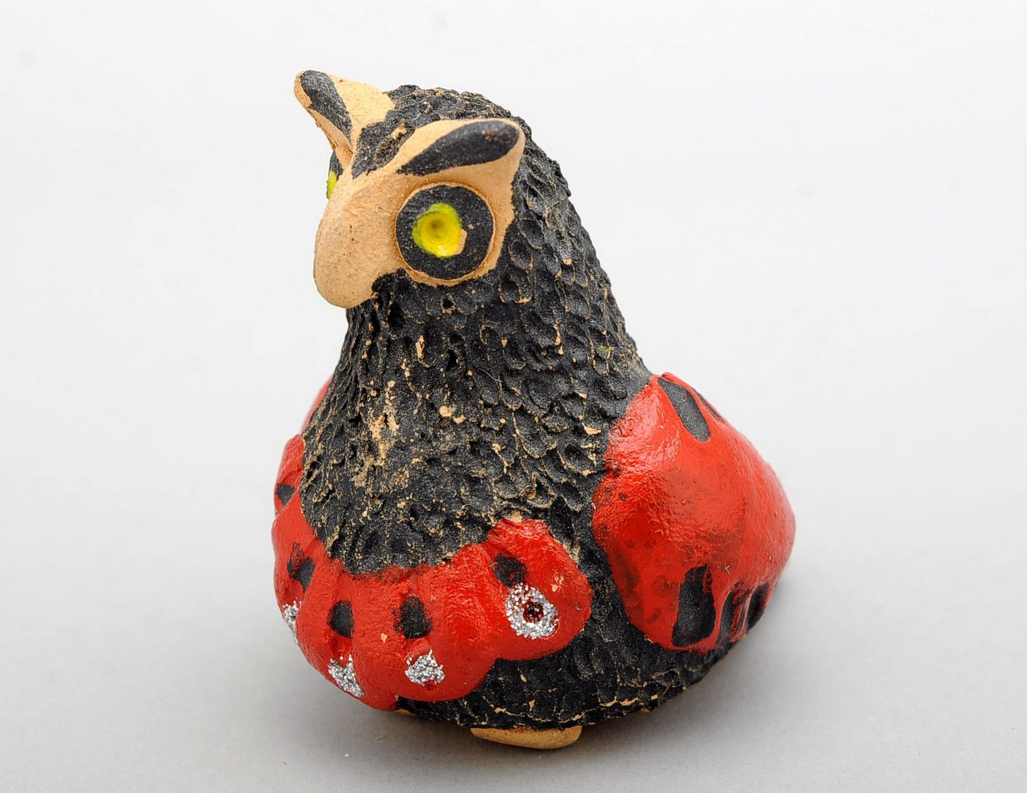 Penny whistle in the form of owl, hand work photo 2