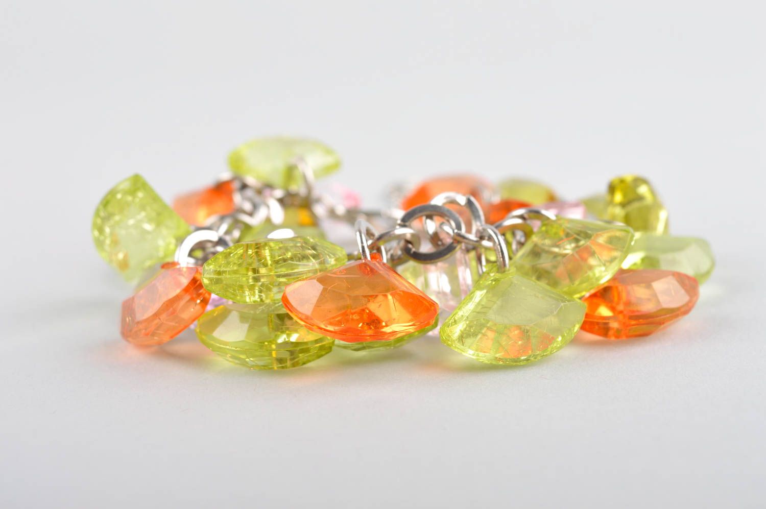 Handmade accessories beautiful bracelet with glass beads design jewelry  photo 3