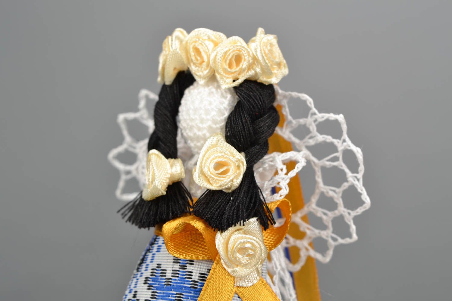Figurine ange tricotée main au crochet  photo 2