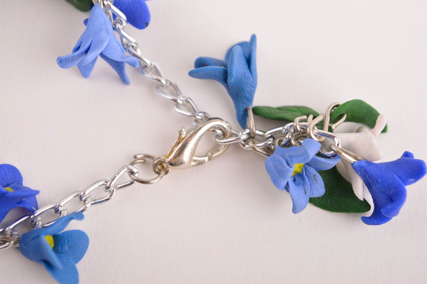 Handmade bracelet designer bracelet clay accessory unusual gift for girl photo 3