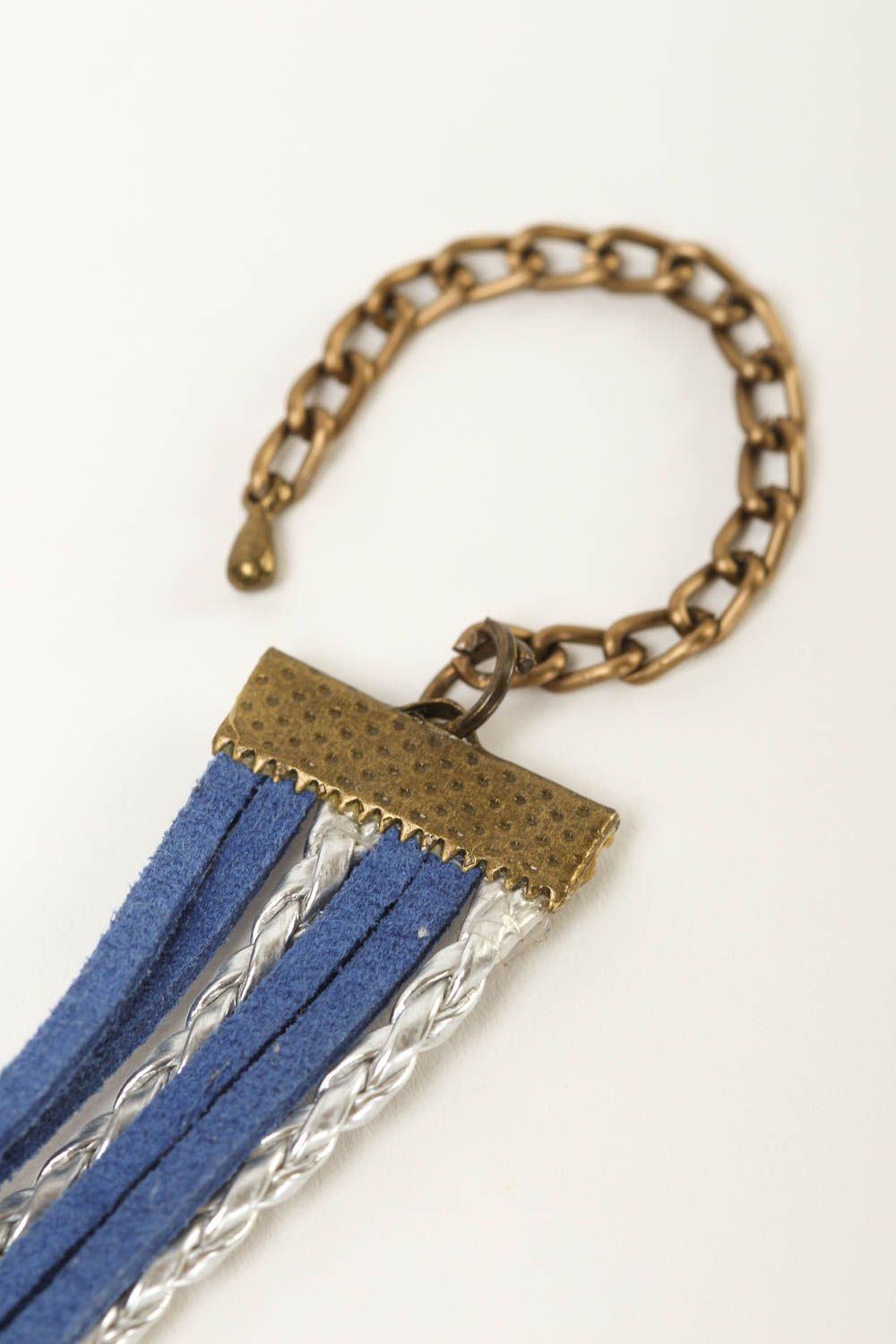 Bracelet style marin Bijou fait main multirang en daim et cuir Cadeau pour femme photo 3