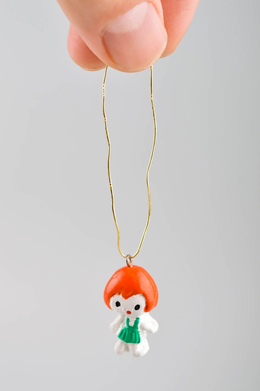 Игрушка на елку хэнд мэйд декор для дома игрушка из полимерной глины Человечек фото 5