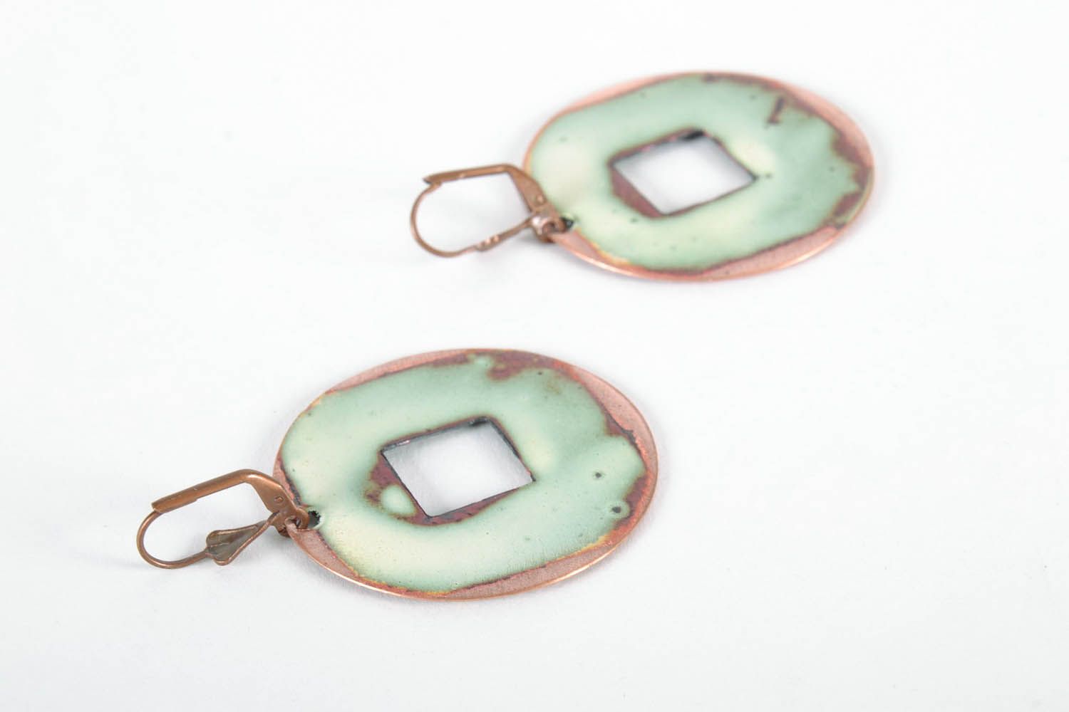 Earrings Made of Copper photo 3