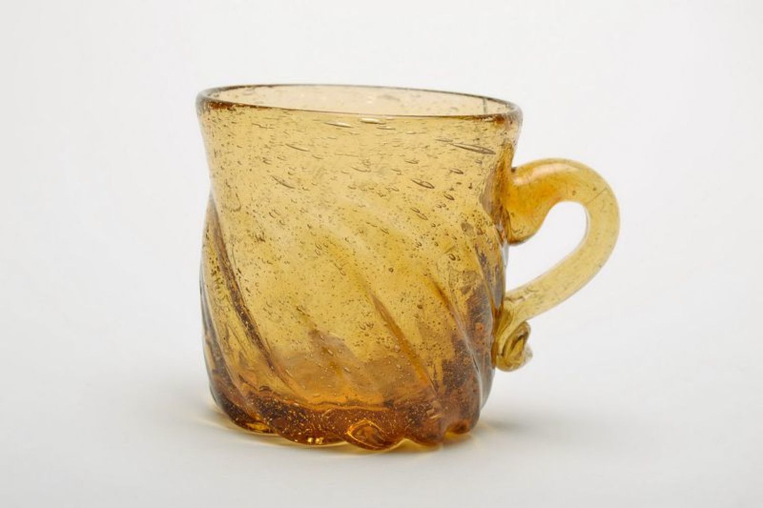 Glass mug for tea or coffee photo 3