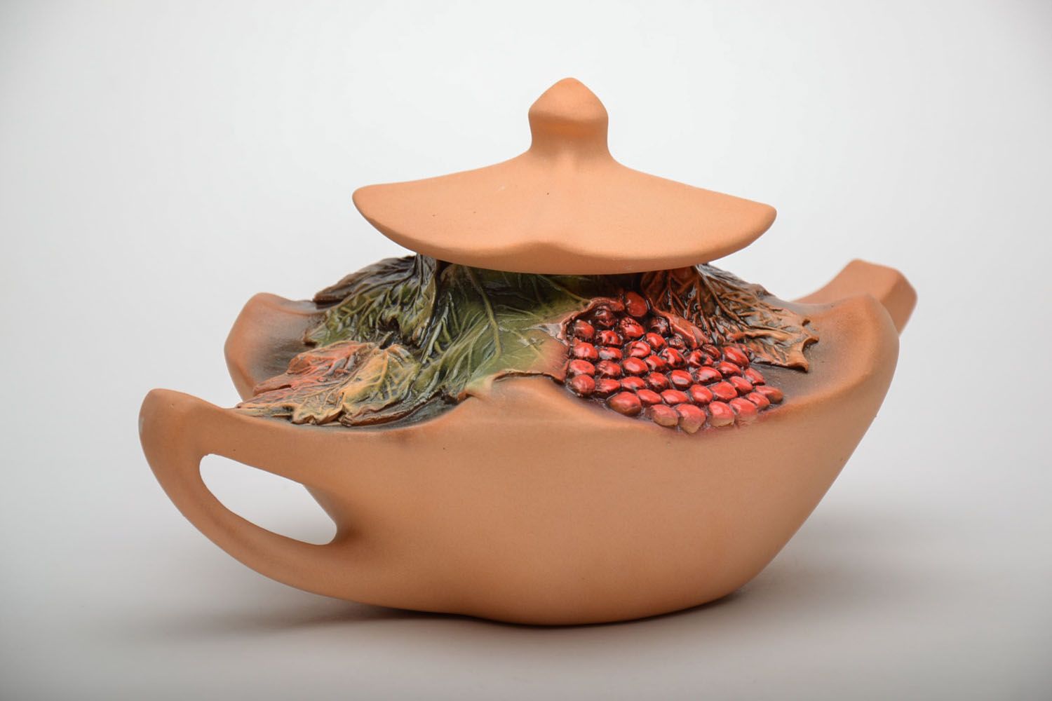 Homemade clay teapot Ethnic photo 3