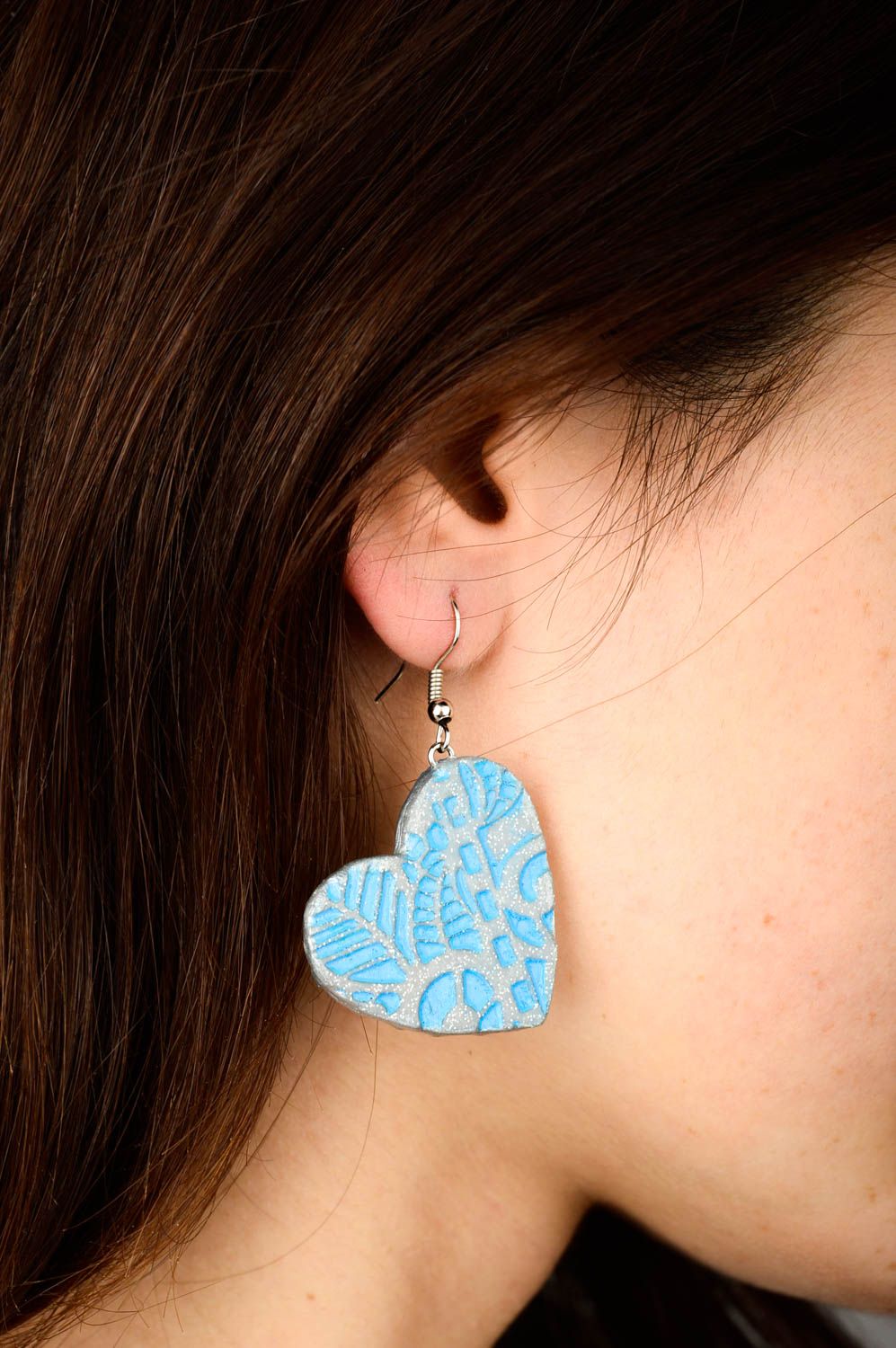 Handmade Ohrringe Polymer Clay Schmuck Juwelier Modeschmuck Geschenk für Frauen foto 2