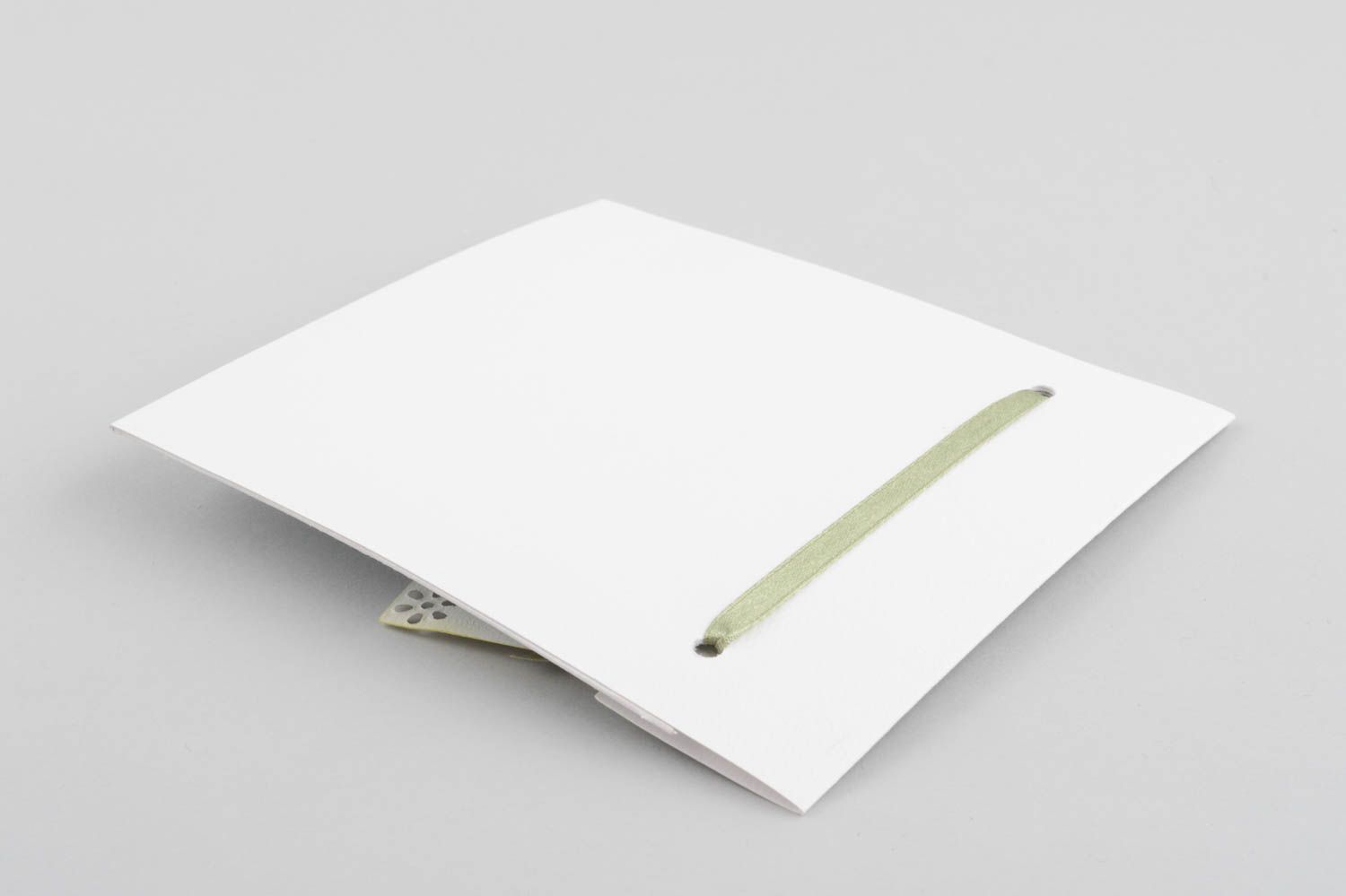 Enveloppe fait main Enveloppe créative design ruban bleu rayé Idée cadeau photo 3