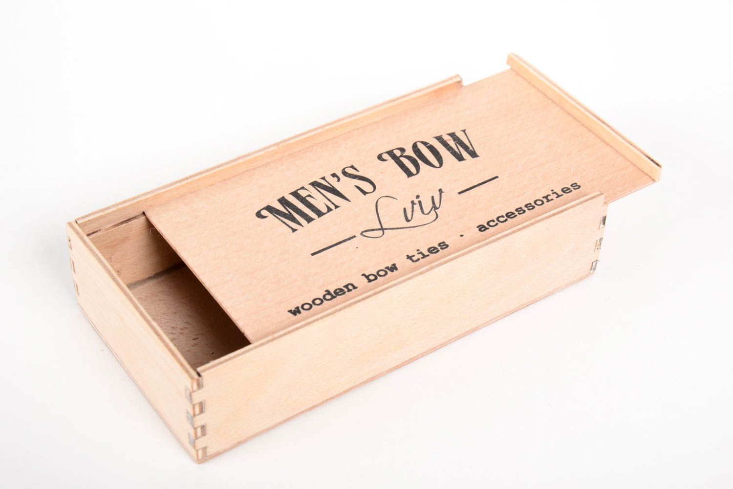 Handmade wooden blank box DIY box for decoupage art supplies wood craft photo 2