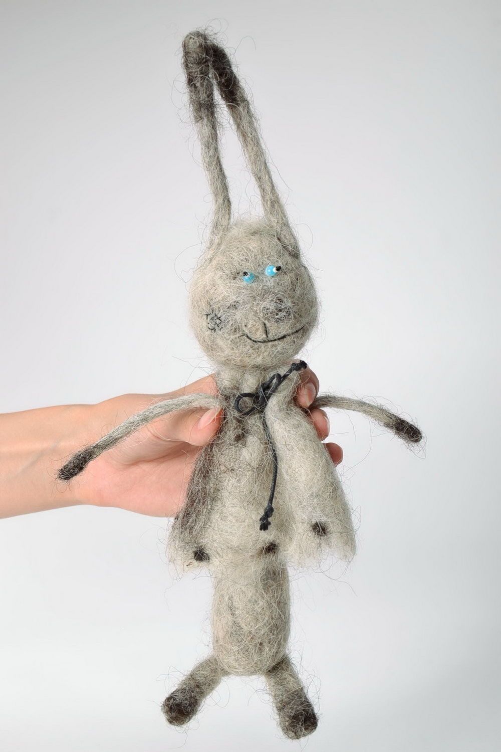 Muñeco de tela de lana Conejo foto 2