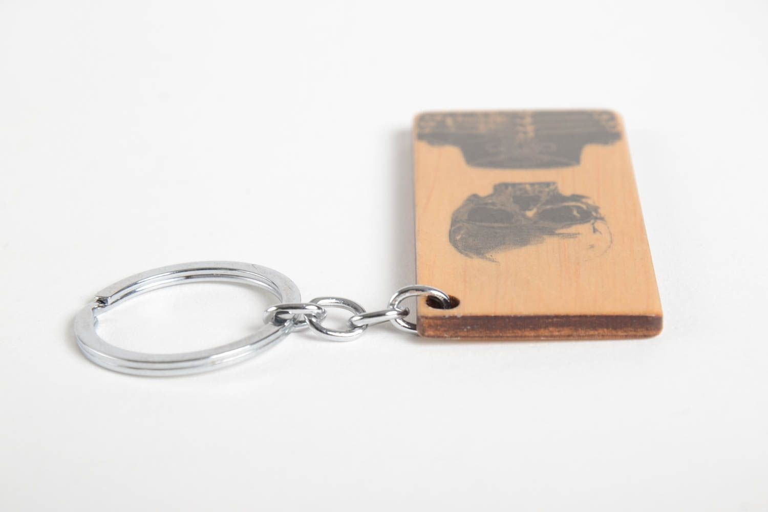 Porte-clé en bois Porte-clef fait main Cadeau original accessoire tendance photo 5