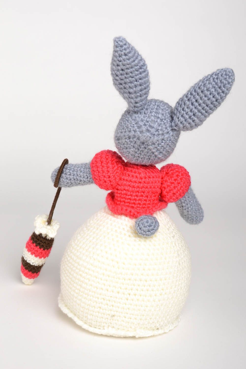 Juguete artesanal con forma de coneja regalo original peluche para niños foto 5