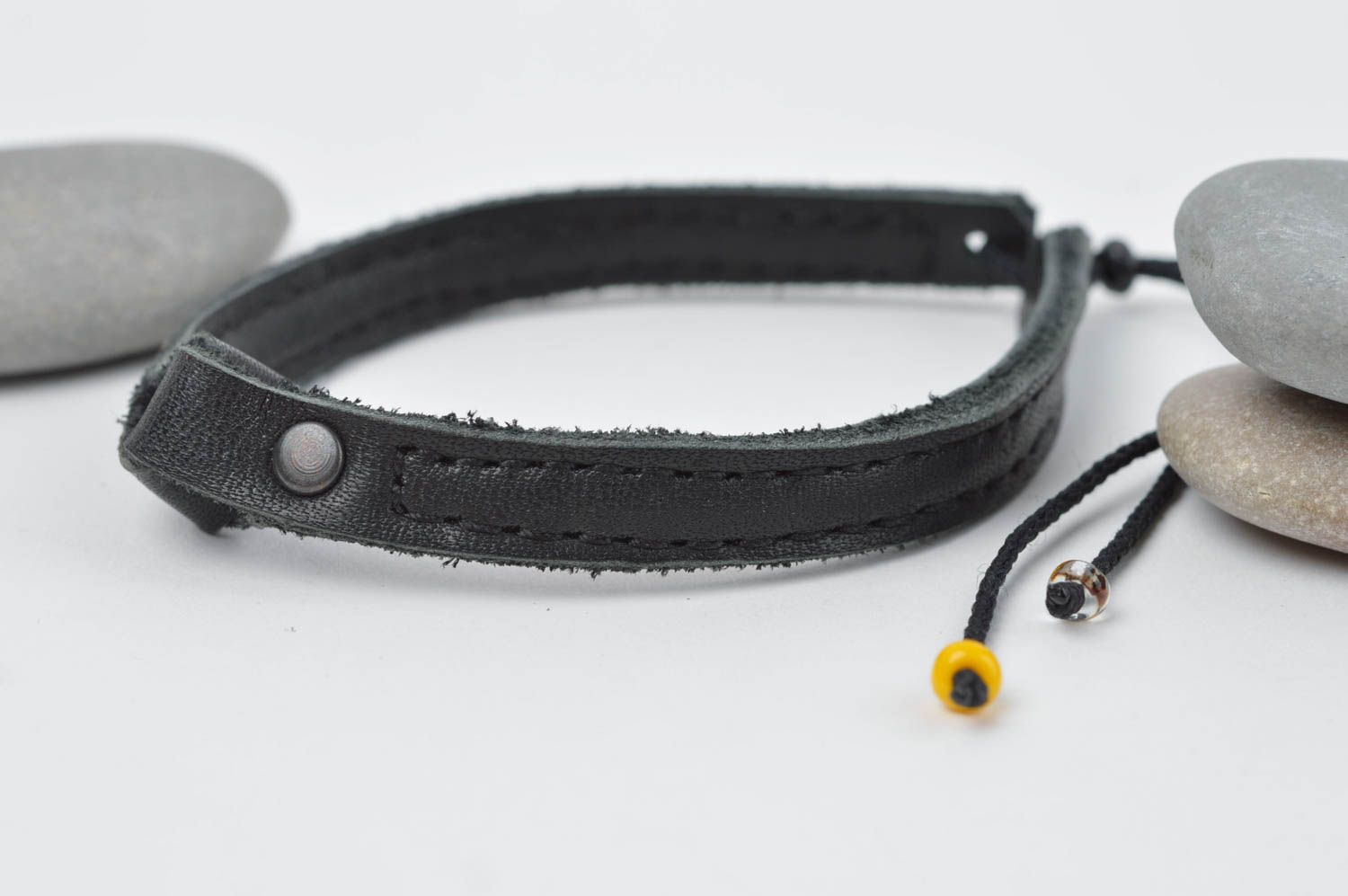Handmade Armschmuck Damen Leder Armband Geschenk für Frauen stilvoll schön foto 1