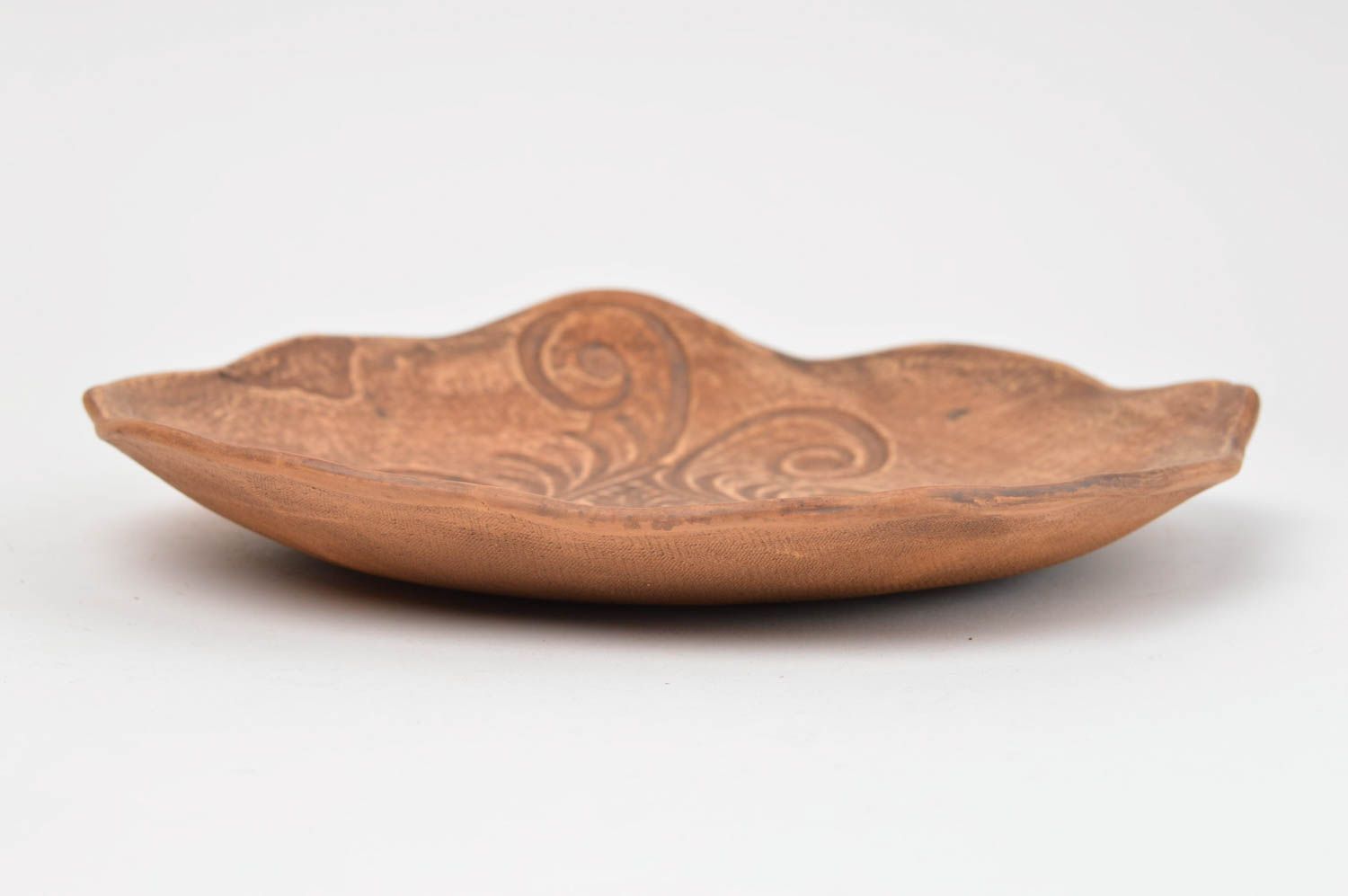 Plato de cerámica hecho a mano vajilla de barro regalo original para mujeres foto 3