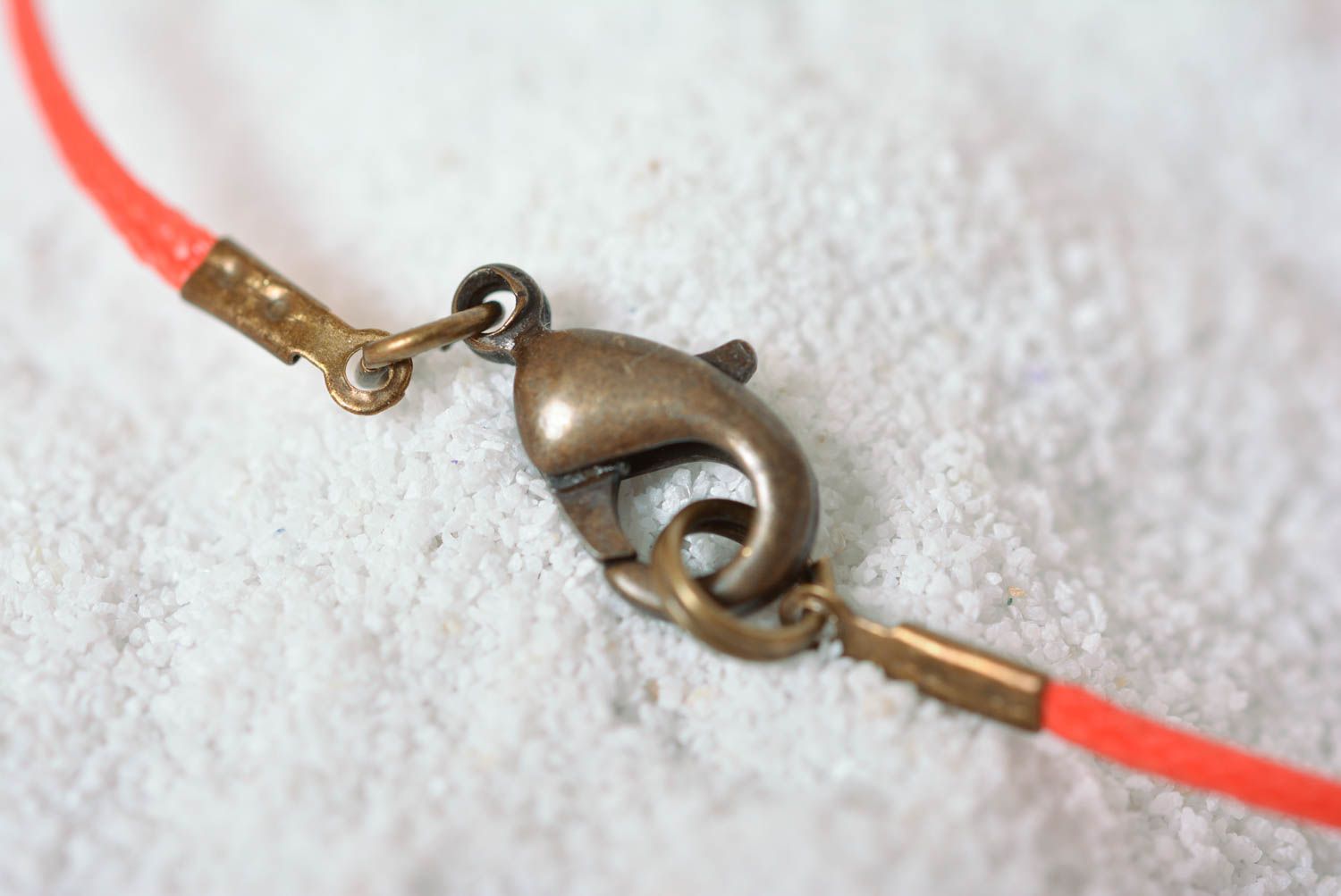 Bracciale di corda cerata fatto a mano accessorio originale braccialetto di moda foto 4