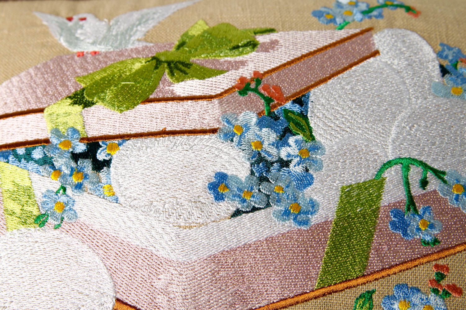 Cojín de sofá hecho a mano con encaje objeto de decoración regalo original   foto 5