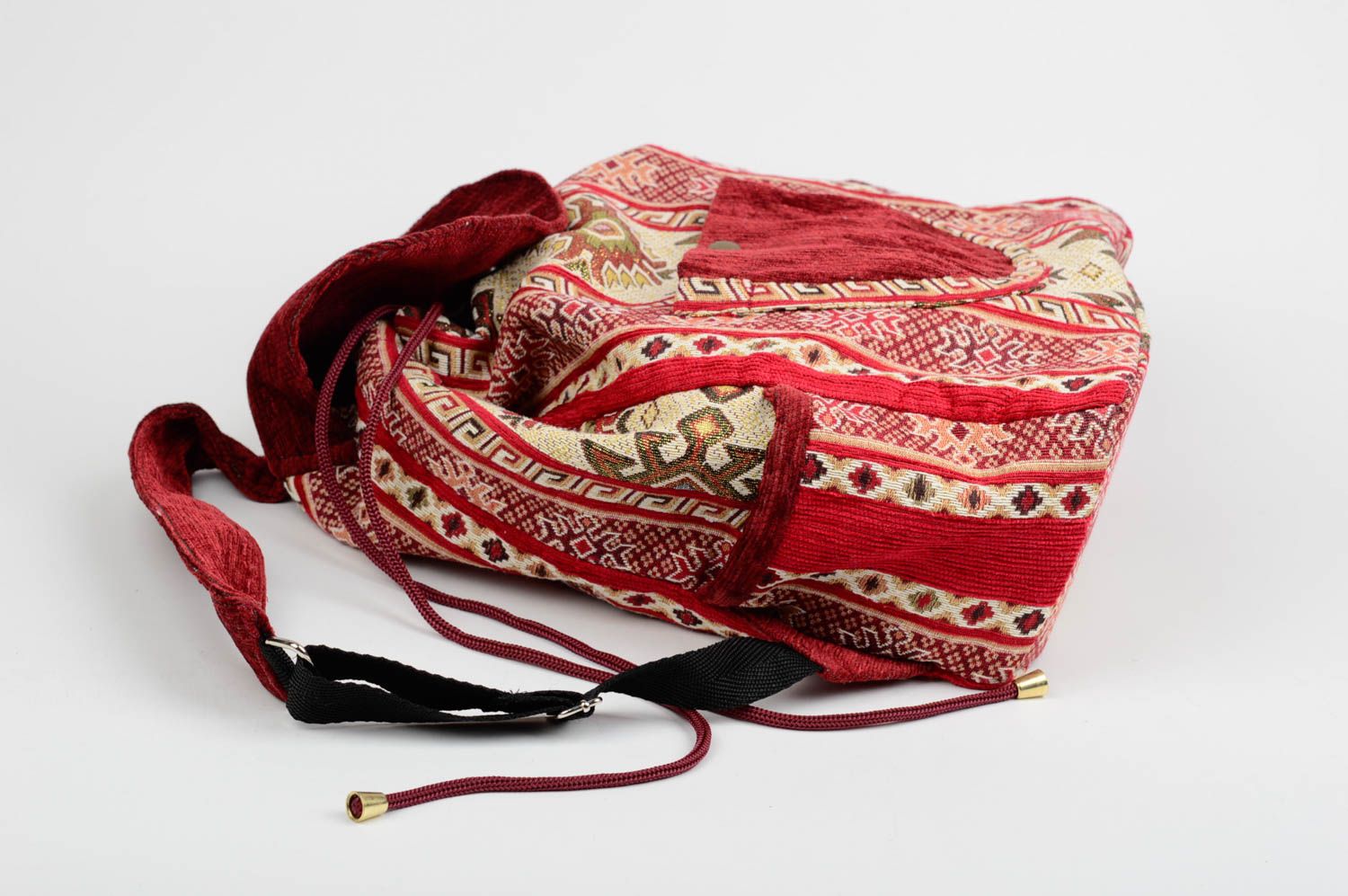 Bolso mochila para mujer hecho a mano accesorio de moda mochila tipo bolso foto 4