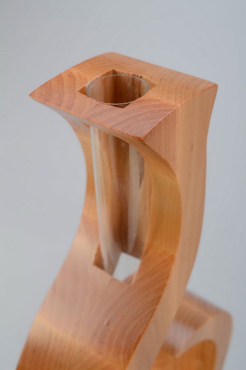 Vase aus Holz  foto 2