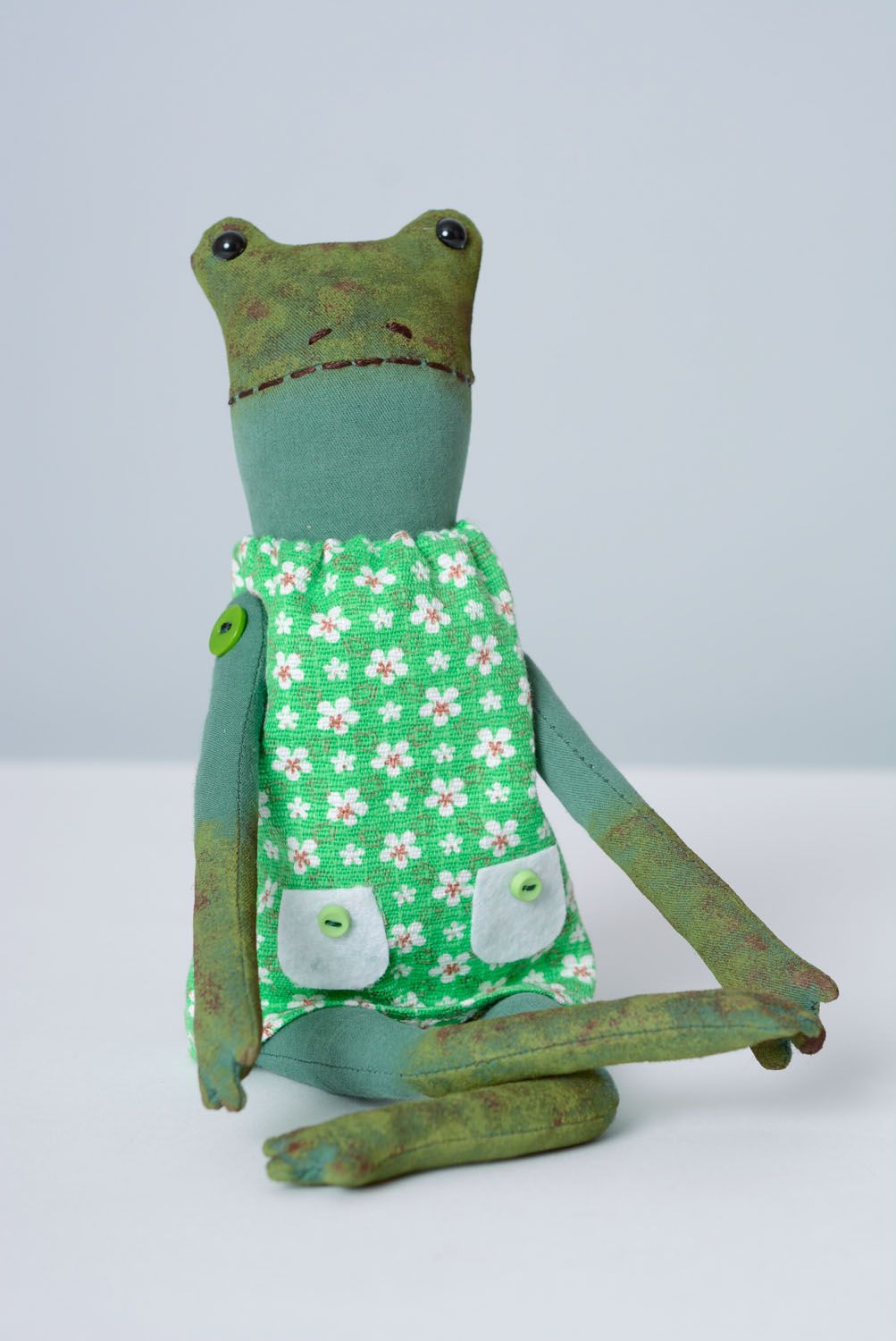 Soft toy Frog photo 1