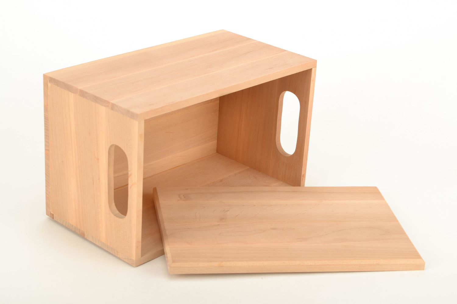 Caja de madera para costura, pieza para decoupage foto 4