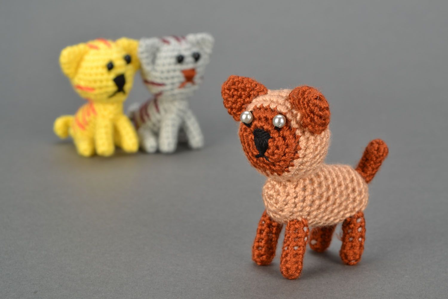 Crochet toy cat photo 1