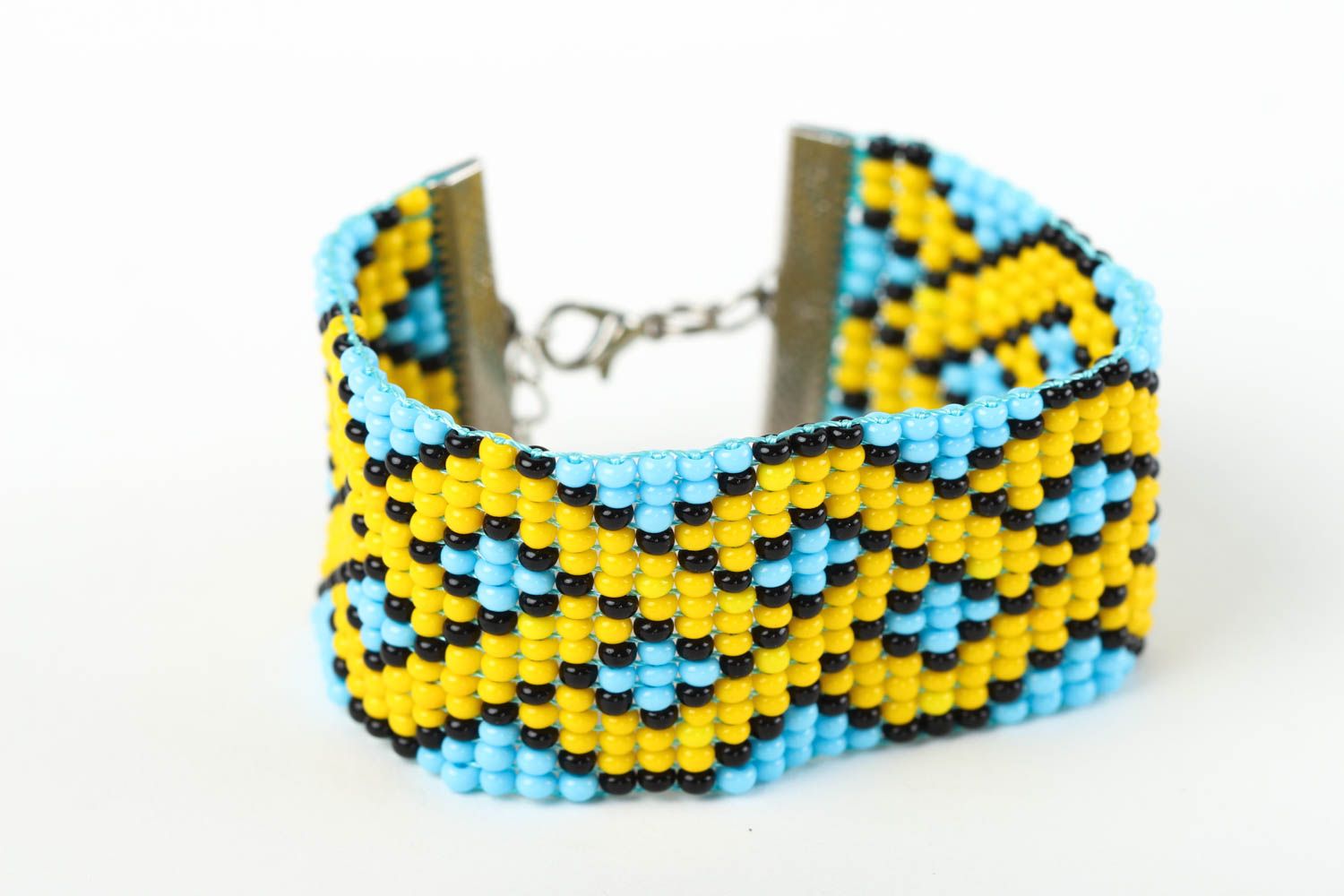 Stylish handmade beaded wrist bracelet woven bracelet designs gifts for her photo 3