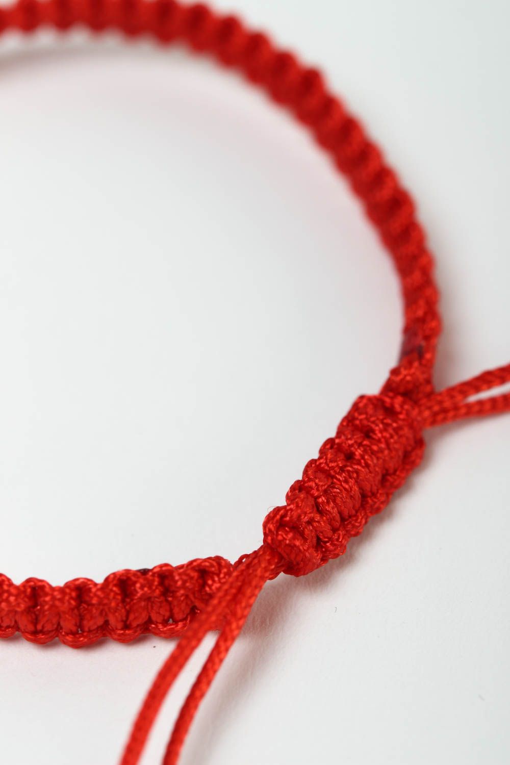 Handmade woven thread bracelet textile friendship bracelet cool jewelry designs photo 4