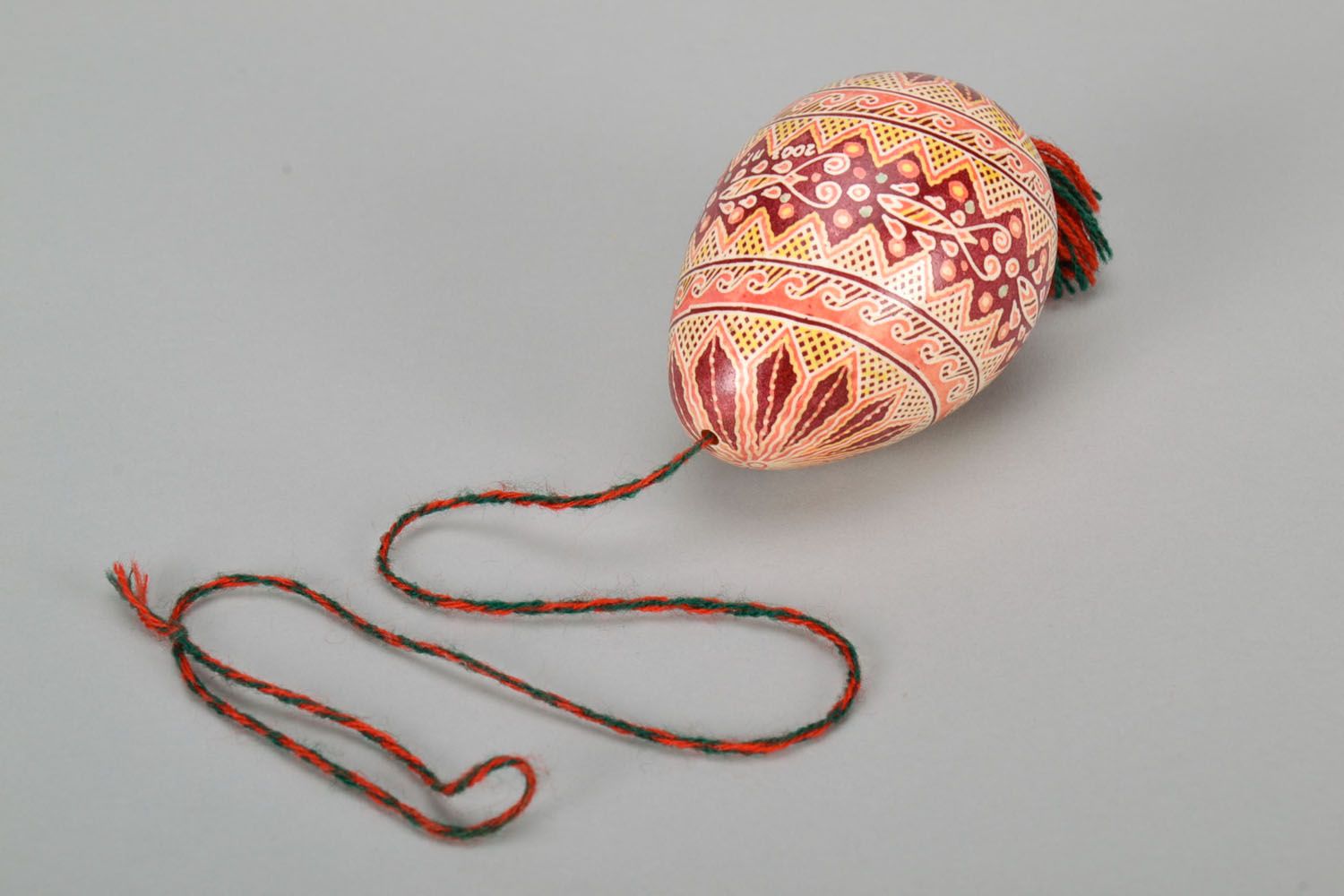 Decorative egg with patterns photo 4